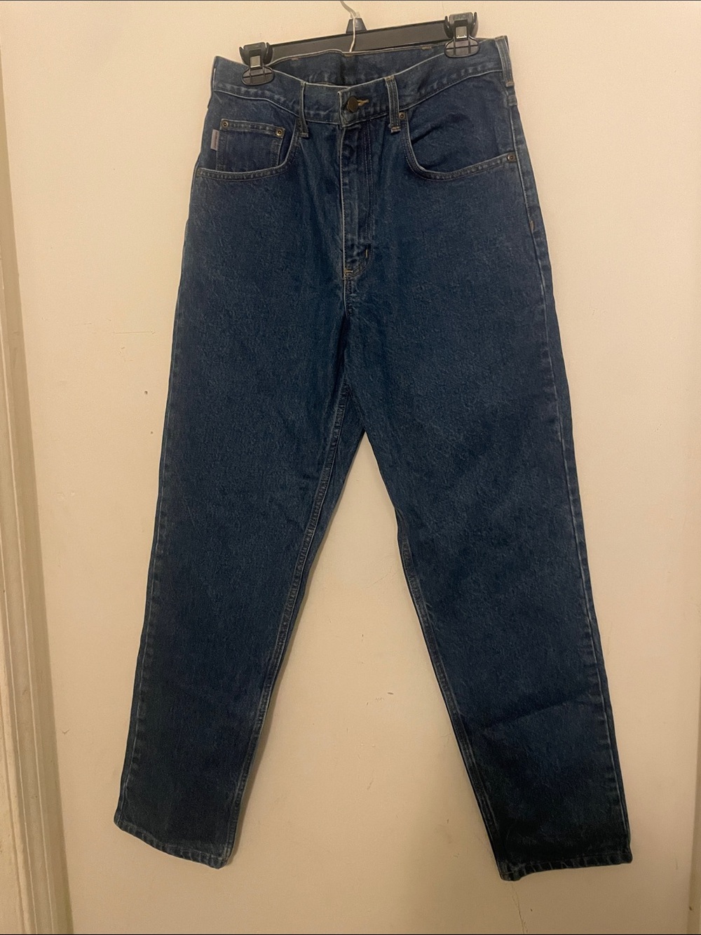 Carhartt Relaxed Fit Dark Blue Men's Jeans